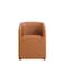 Manhattan Comfort Anna Round Faux Leather Dining Armchair in Saddle DC059AR-SA - alternate 1